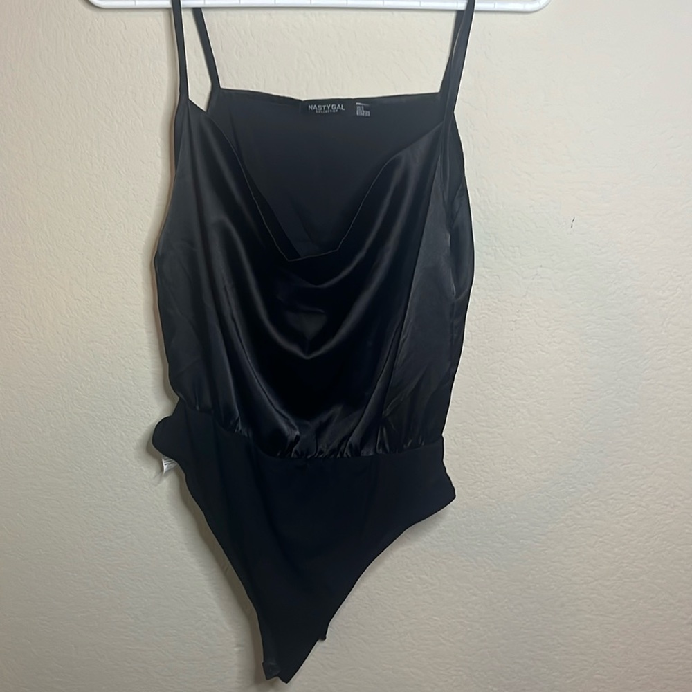 Nasty Gal Black Bodysuit - Size 4